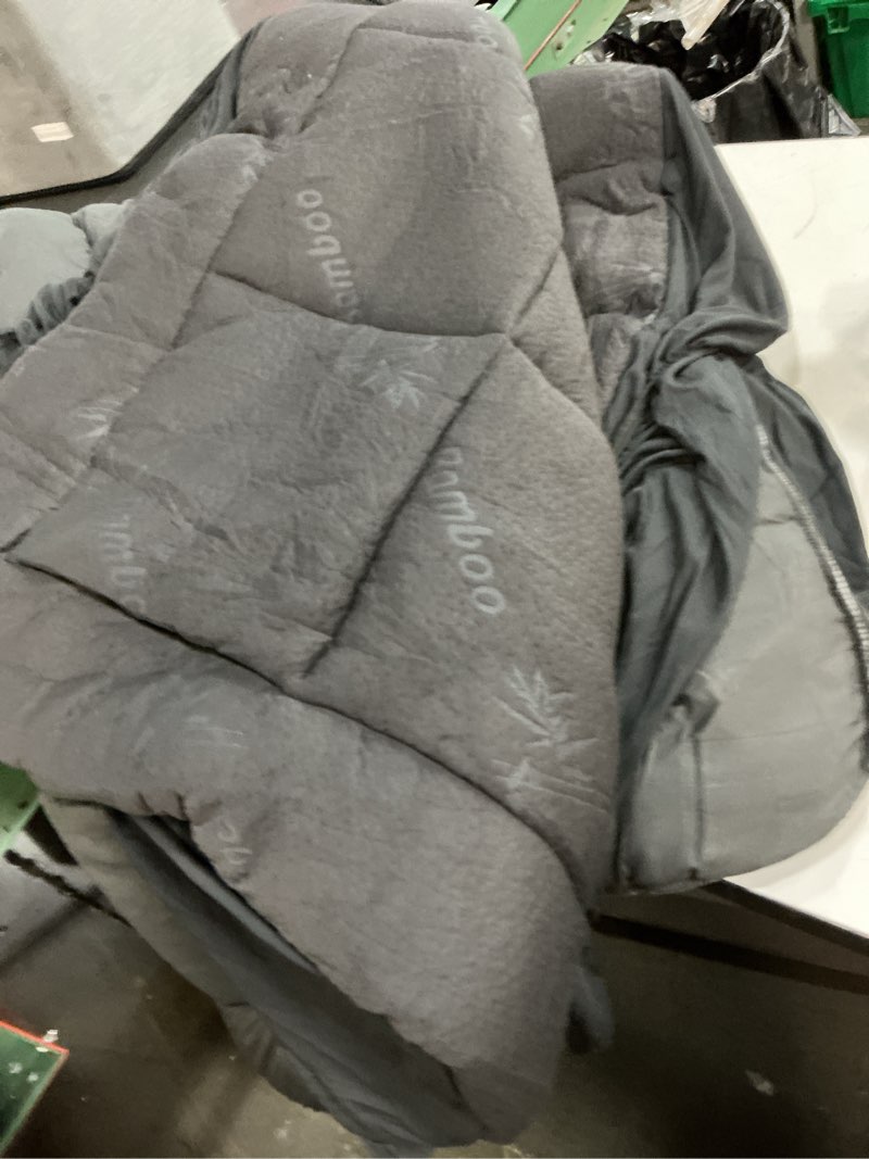 Condition photo showing As Is for Bedlore® 3D Fill Bamboo Fabric Mattress Topper