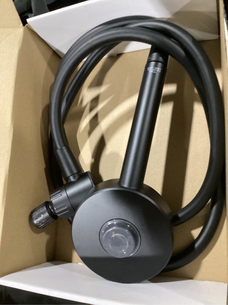 Condition photo showing As Is for kohler premise 3 -spray matte black handheld shower head 1.75 gpm