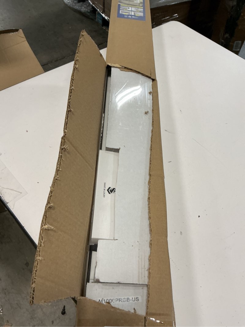 Condition photo showing Good Condition for LazBlinds No Tools-No Drill 1" Aluminum Mini Blinds, Cordless Blinds for Windows, Light Filtering Horizontal Blinds and Shades for Window Size 24'' W x 48'' H, Silver Grey