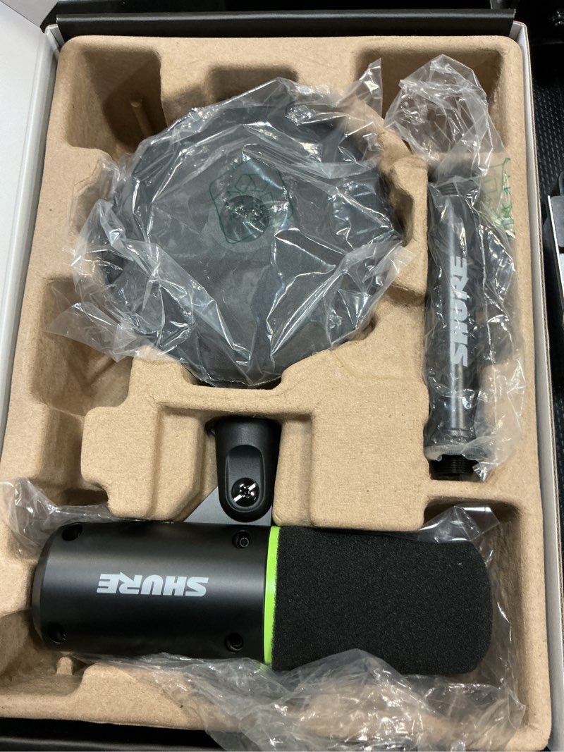 Condition photo showing Good Condition for shure mv6 gaming microphone, dynamic usb pc mic for video games & streaming - desktop stand, background noise cancellation, tap-to-mute & 3.5mm output for real-time headphone monitoring