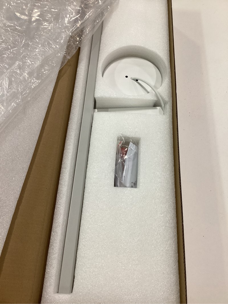 Condition photo showing As Is for Matte White Bathroom Vanity Light Fixtures Over Mirror 24inch Rotatable Modern LED Vanity Lights Modern Wall Sconce (White Light 6000K) White 24inch