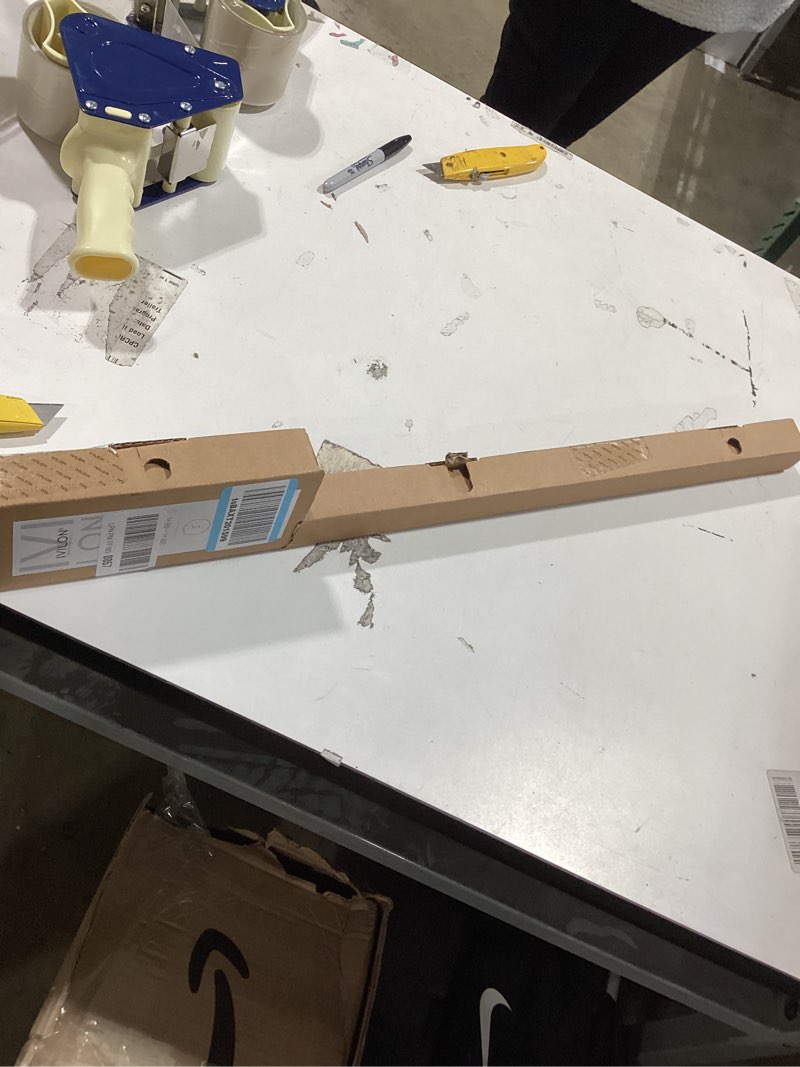Condition photo showing New/Like New for Ivilon Drapery Window Curtain Rod - End Cap Style Design 1 Inch Pole. 28 to 48 Inch Color Black 28 to 48 in.