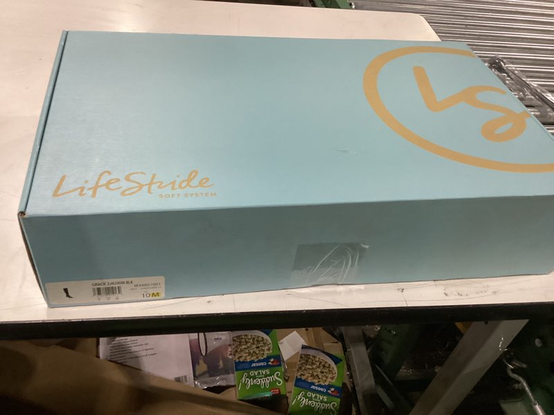 Condition photo showing New/Like New for LifeStride Womens Gracie 2 High Heeled Tall Boots Black 10 M