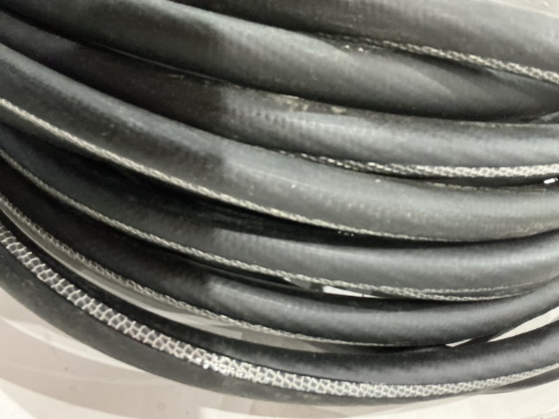 Condition photo showing As Is for neverkink max teknor apex 5/8-in x 100-ft contractor -duty kink free vinyl black coiled hose