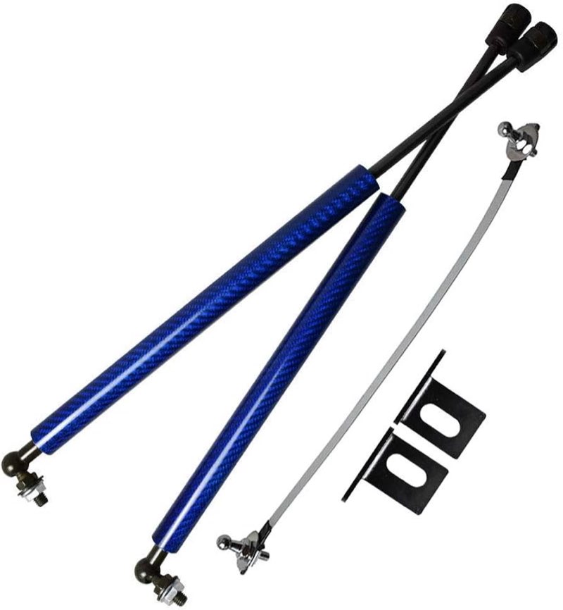 TSUBASA Lift Supports Struts for 2020-2024 Hyundai Elantra (CN7) Front Bonnet Hood Modify Carbon Fib