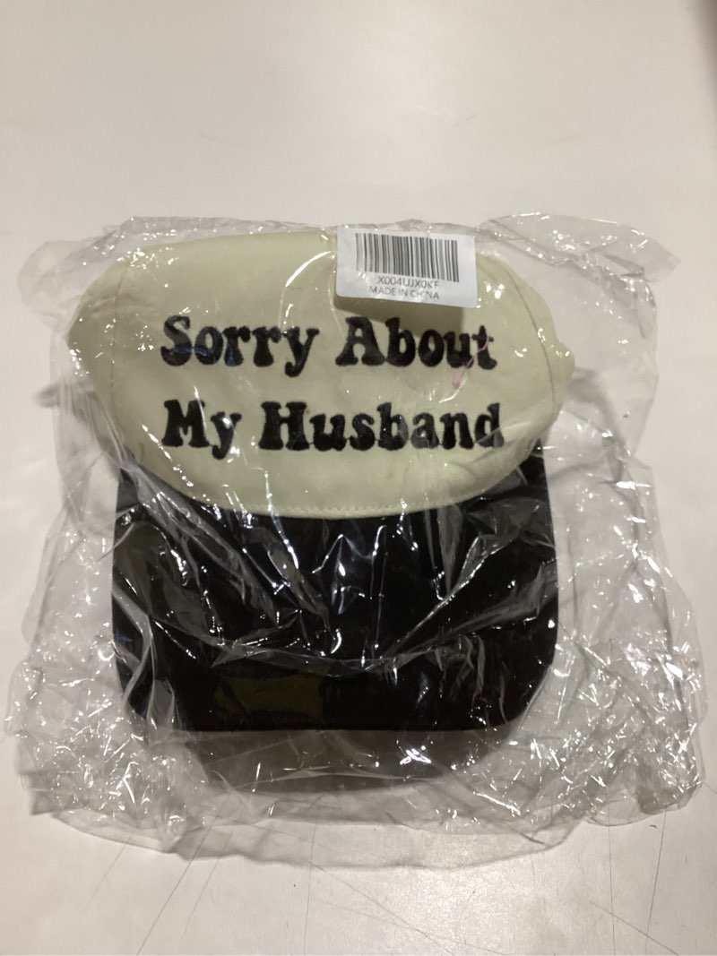 Unkamaty Funny Gag Trucker Hat Sorry About My -Embroidery Funny Hats Adjustable Baseball Cap for Men