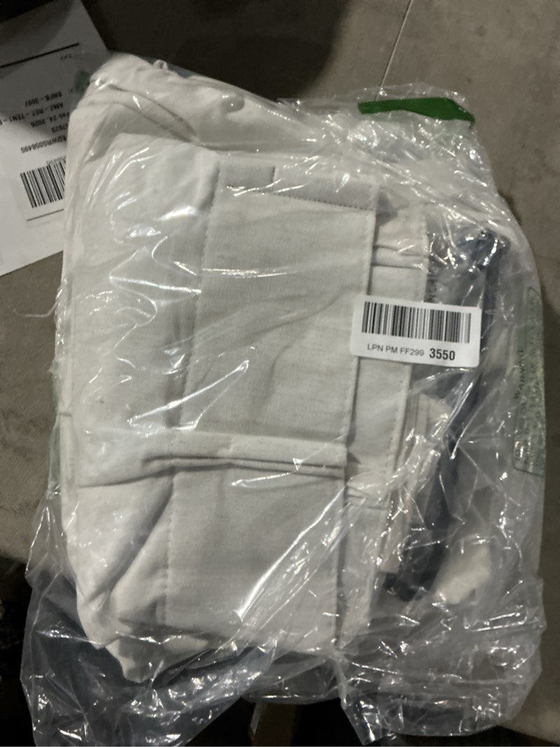 Condition photo showing Good Condition for Natural Linen Pinch Pleated Linen Blackout 92 Inch Curtains 2 Panels for Living Room Bedroom Thermal Insulated 100% Black Out Linen Drapes with Liner Room Darkening Cream Ivory Window Curtains 40x92 Natural Linen 40"W x 92"L (Pack of 2)