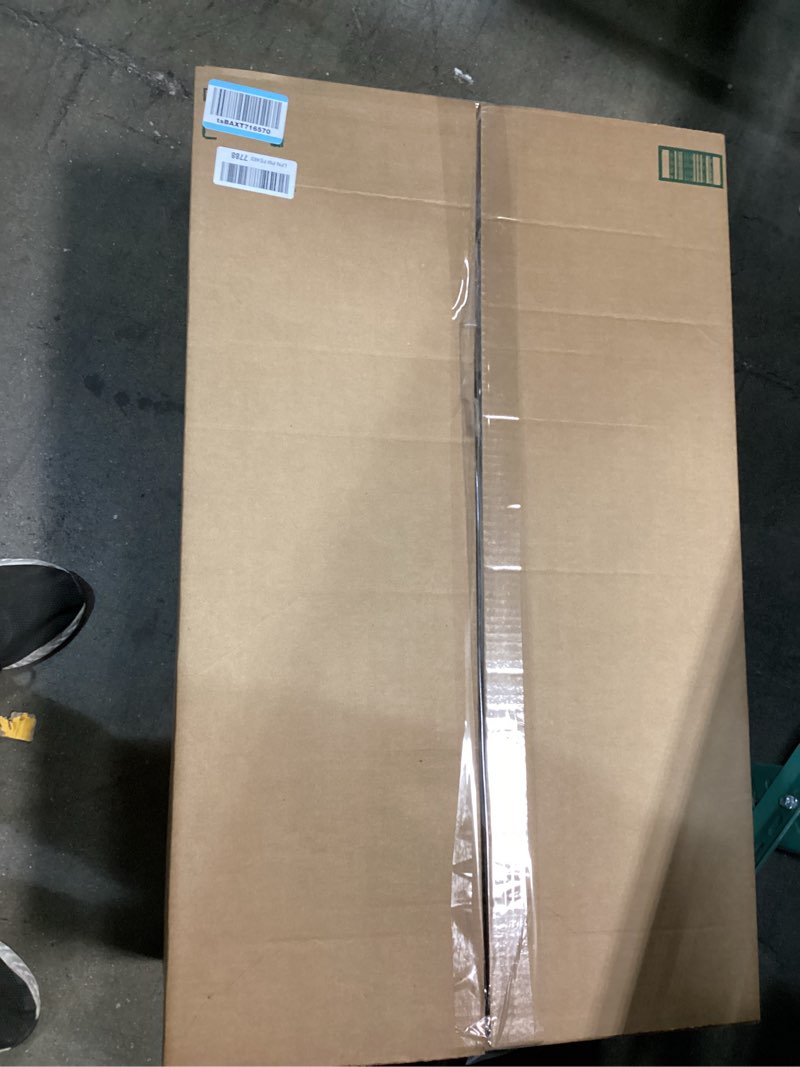Condition photo showing New/Like New for hvac premium 32'' x 18'' [duct opening] flat stamped steel return air grille - sidewall and ceiling - hvac vent duct cover - white [outer dimensions: 33.75''w x 19.75''h] 32 x 18