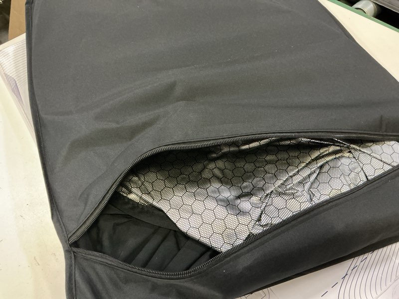 Condition photo showing Good Condition for wigoo tesla model 3 sunshade roof [never sag, nano ice-crystal coatings] 3-gen heat insulation glass roof sun shade, accessories for tesla model 3 2020~2026 highland, interior gray