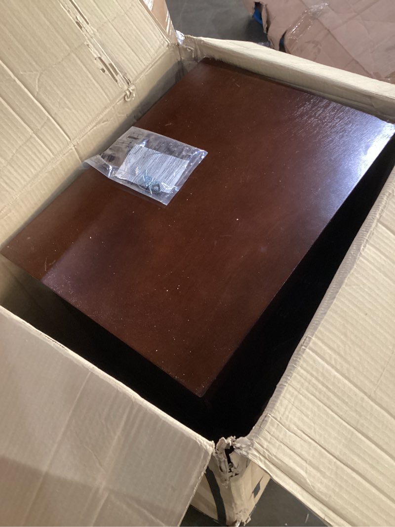 Condition photo showing New/Like New for Signature Design by Ashley Alisdair Traditional 2 Drawer Nightstand, 23.75" Tall, Dark Brown Brown Nightstand