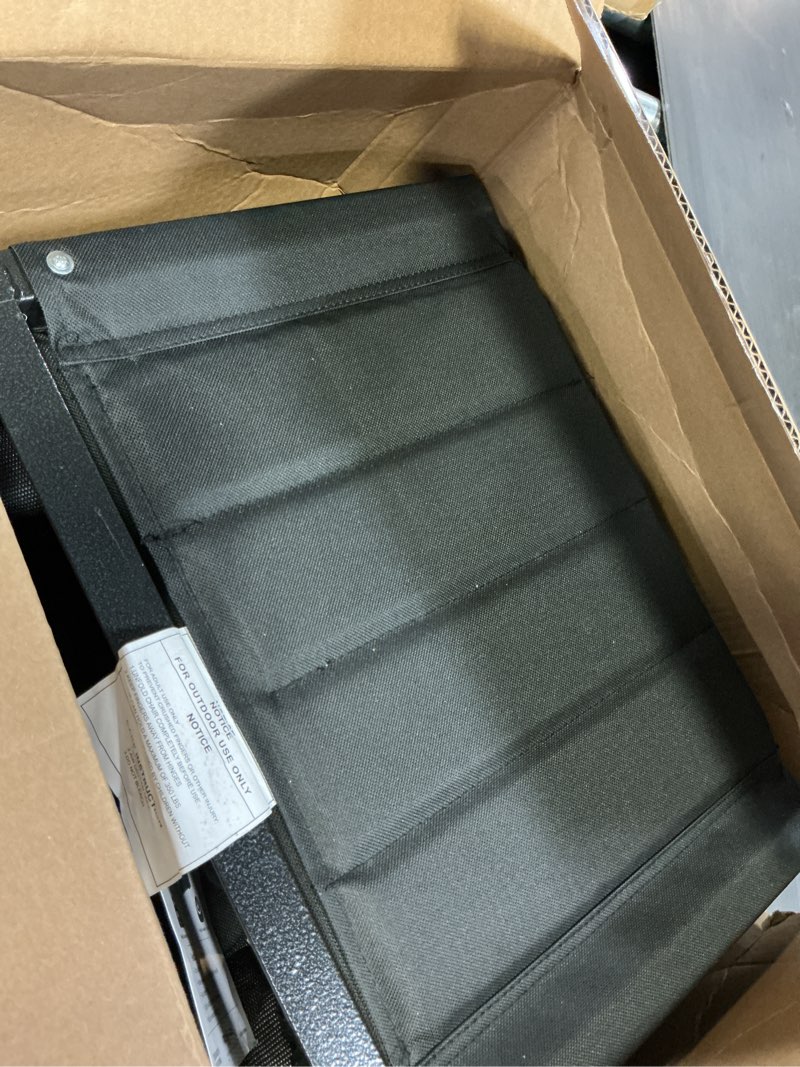 Condition photo showing Good Condition for SPORT BEATS Stadium Seats with Back Support Bleacher Chairs with Back and Cushion Thick Padded Bleacher Seats Includes Shoulder Strap Black 1