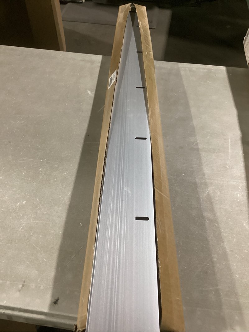 Condition photo showing Good Condition for aluminum door draft stoppers - 39' weather stripping seal for exterior & interior doors silver