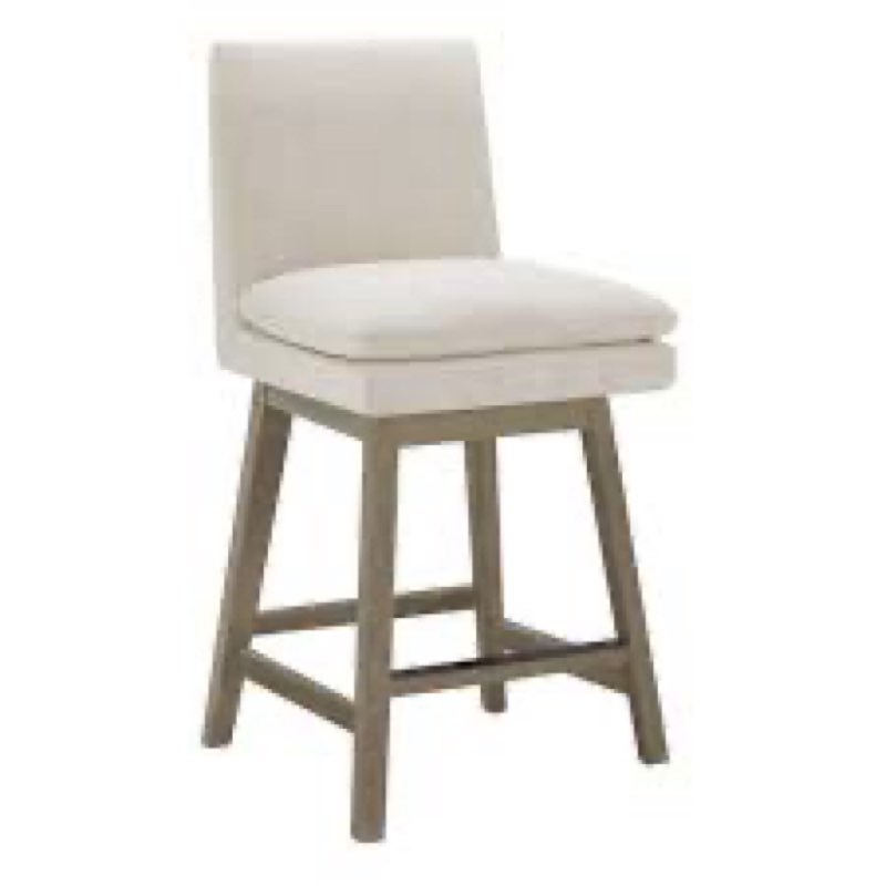 Bethea Upholstered Swivel Counter Stool 