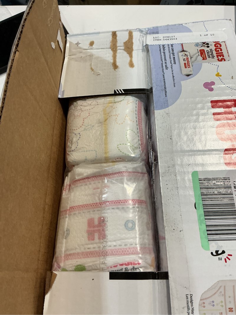 Condition photo showing New/Like New for huggies size 4 diapers, snug & dry baby diapers, size 4 (22-37 lbs), 92 count, packaging may vary size 4 92
