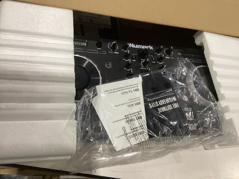 Condition photo showing Good Condition for Numark Mixtrack Platinum FX Serato DJ Controller with Jog Wheel Displays, 4 Decks, Mixer, Effects Paddles and Audio Interface DJ Controller Only