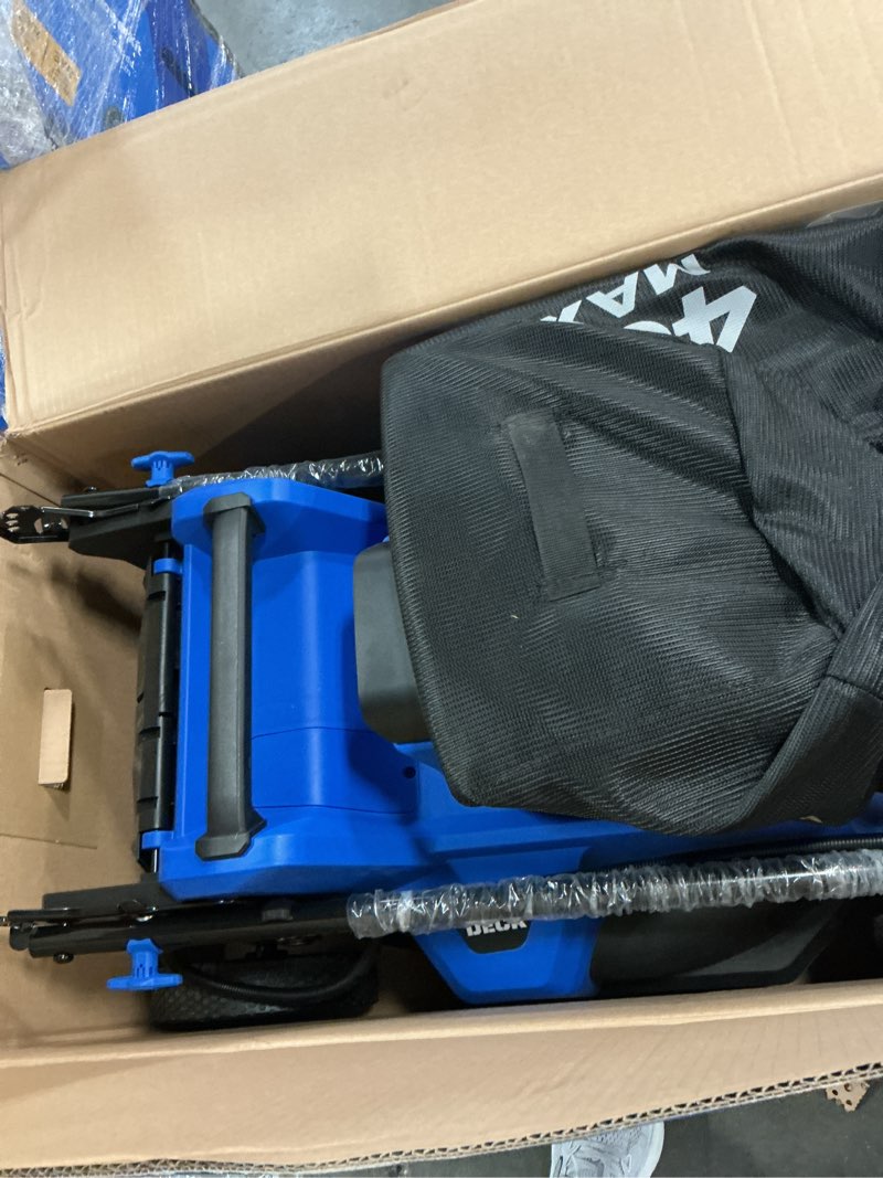 Condition photo showing Good Condition for kobalt 40-volt 21-in brushless battery push lawn mower 6 ah (battery and charger included)