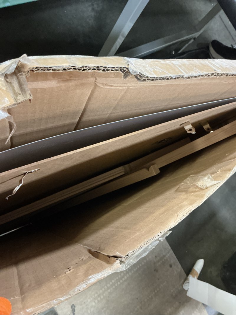 Condition photo showing As Is for hliwegns oak 24x32 frame - single frame - rustic woodgrain 24 x 32 poster frame for pictures 20x28 with mat or 24x32 picture frame without mat for wall gallery display - ideal christmas day oak 24x32 for 20x28