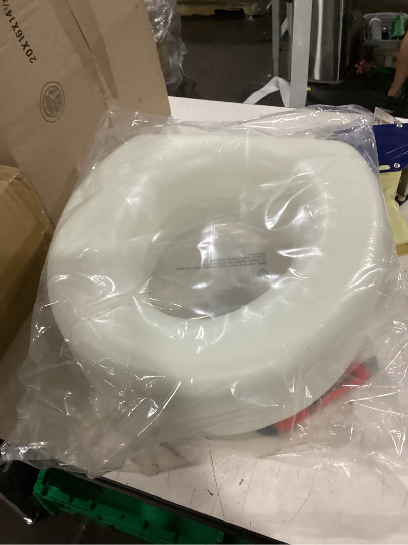 Condition photo showing Good Condition for healthsmart enhanced comfort 5" raised (round) toilet seat risers for seniors 5 slip resistant pads 