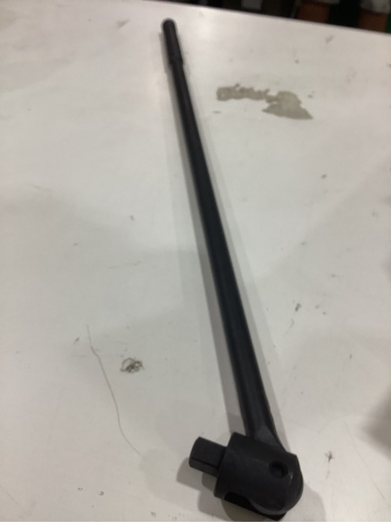Condition photo showing Good Condition for 1/2" drive 25-inch breaker bar, heavy duty extension breaker bar with 250° swivel head, cr-mo steel, defeats rusted and frozen fasteners 1/2" 25 inch