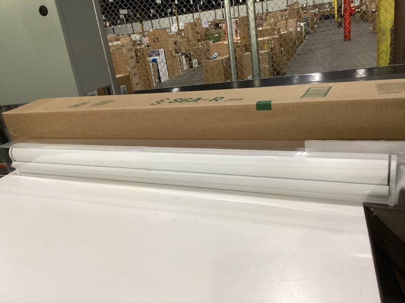 Condition photo showing Good Condition for shademoon cordless blackout window roller shades, pull down spring system indoor blinds, room darkening waterproof uv blocking thermal insulated fabric for home office (white, width 31", height 72") white 31"w x 72"h