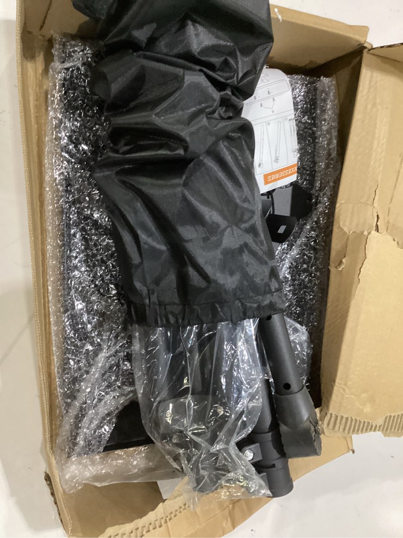 Condition photo showing As Is for projector stand tripod adjustable, laptop height from 23.5 to 46.5 inches with gooseneck phone holder, floor for office, home, stage, studio, dj racks holder mount, 23.5inch-46.5inch a?23"-46" black