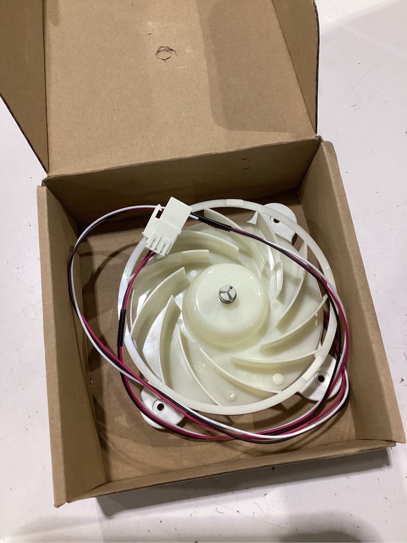 Condition photo showing Good Condition for da31-00334c da31-00287b evaporator fan motor compatible with sam-sung refrigerator, replaces da31-00305a da96-00968a da31-00334c da31-00334a by fetechmate