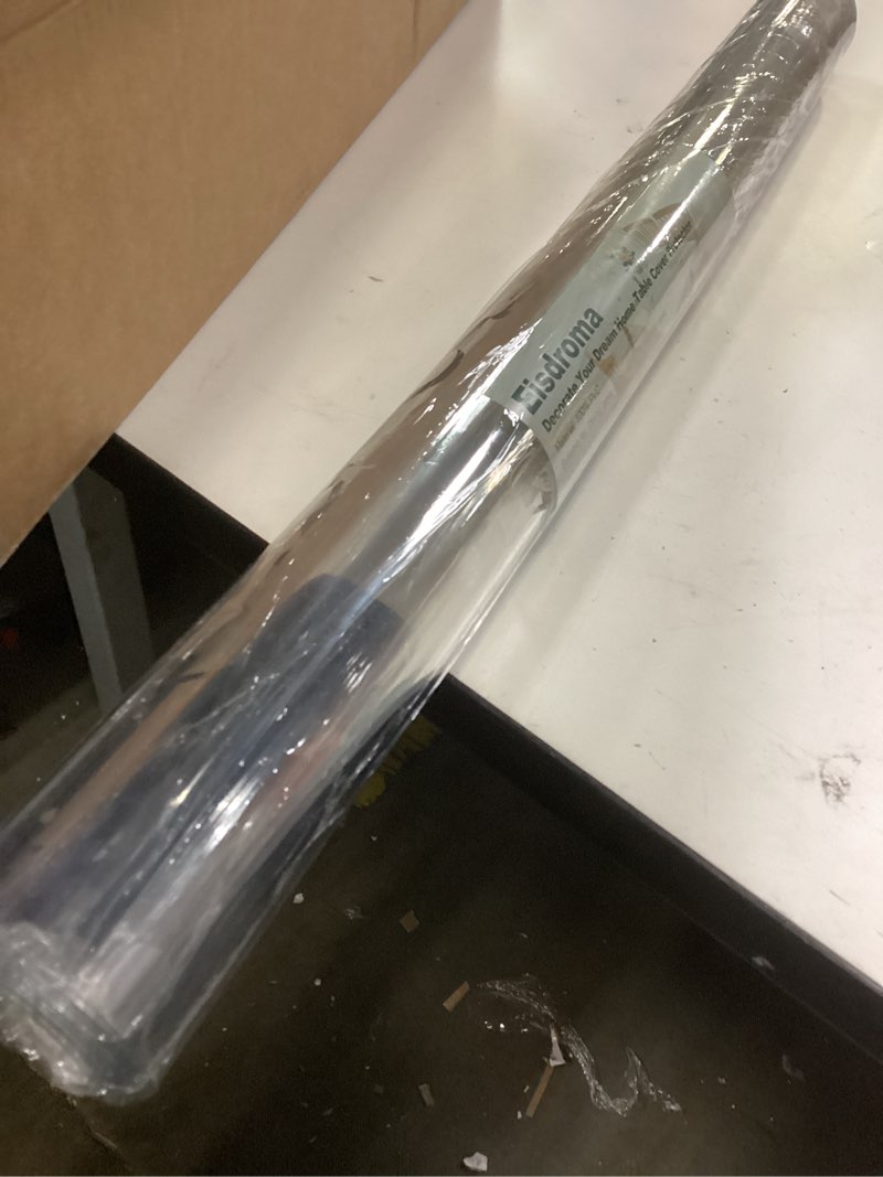 Condition photo showing Good Condition for Clear Table Cover Protector, Clear Table Protector for Dining Room Table, 1.5mm Plastic Table Cover, Waterproof Table Pad for Kitchen, Office Clear 36\" x 60\"