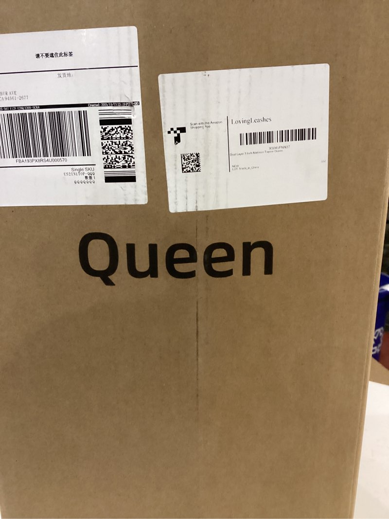 Condition photo showing New/Like New for Memory foam matress topper