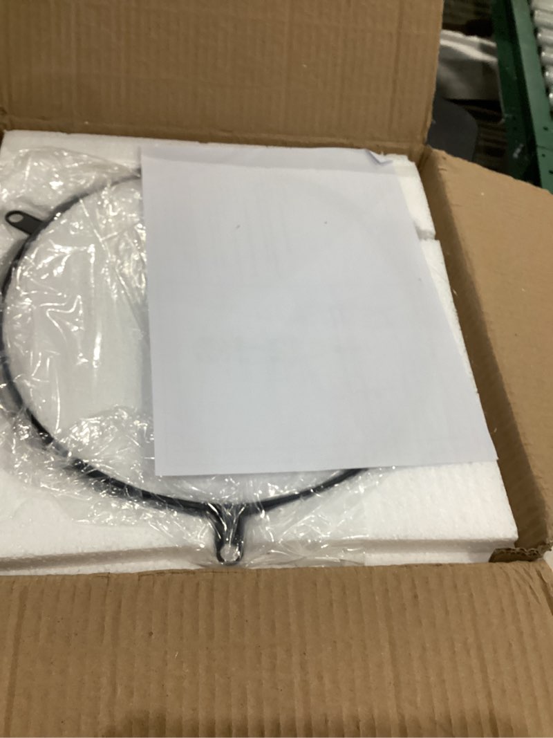 Condition photo showing Good Condition for flush mount ceiling light fixtures black, 13.5 inch metal ceiling light fixtures, farmhouse close to ceiling light fixtures with clear glass