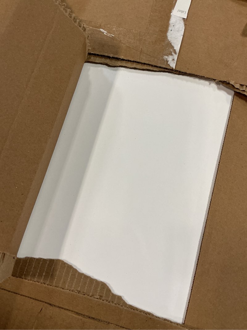 Condition photo showing As Is for Pacon Super Value Poster Board, 22"X28", White, 50 Sheets