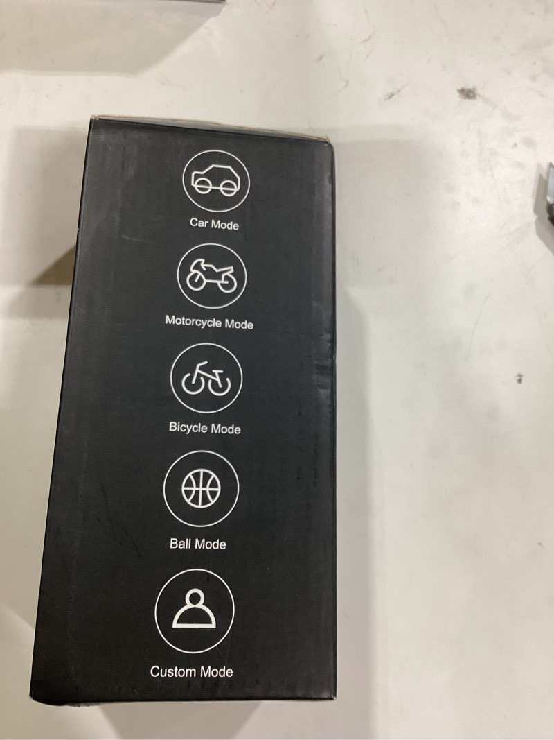 Condition photo showing Good Condition for Tire Inflator Portable Air Compressor, Cordless Air Pump for Car Tires 150PSI with Battery and 12V DC, Electric Bike Pump with Pressure Gauge, Auto Shutoff, for Ball, Motorcycle Accessories Black