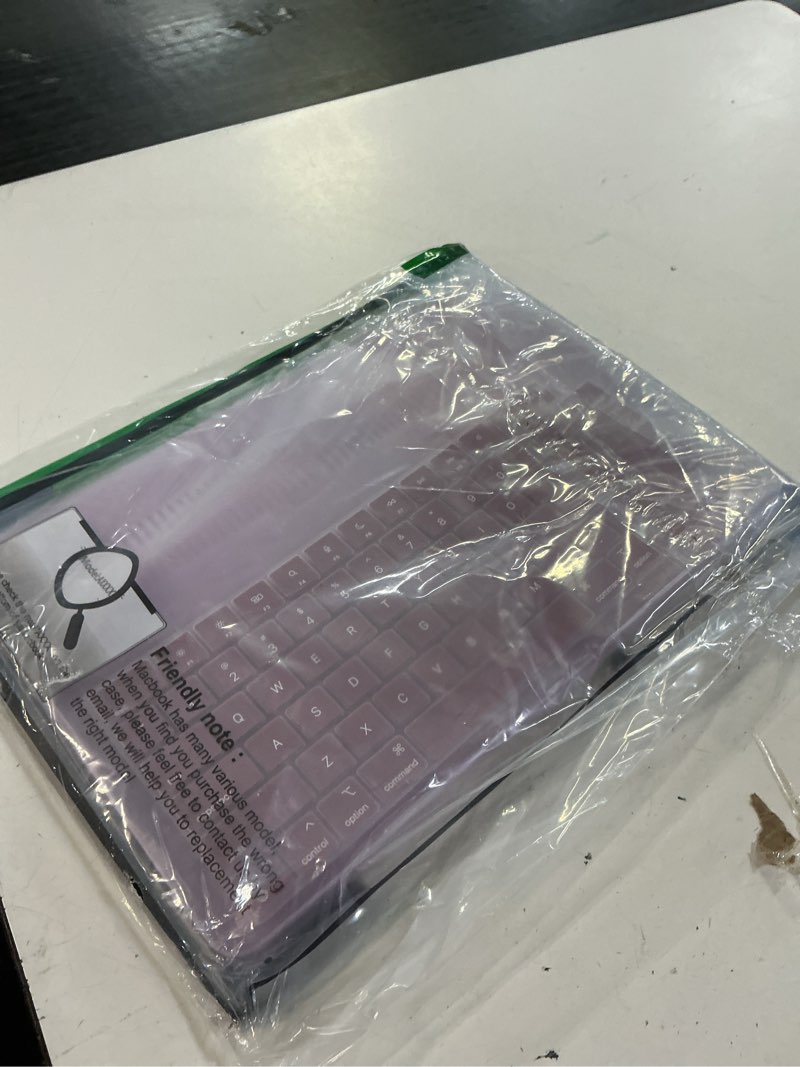 Condition photo showing Good Condition for b belk compatible with 2026 2025 2024-2022 macbook air 13.6 inch case m5 m4 m3 m2 model a3449 a3240 a3113 a2681, protective case for macbook air 13 + keyboard & screen protector, lavender purple