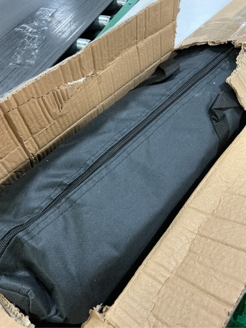 Condition photo showing As Is for AkTop 10 x 8 ft Heavy Duty Backdrop Banner Stand Kit, Adjustable Photography Step and Repeat Stand for Parties, Portable Trade Show Photo Booth Background with Carrying Bag 10'×8'