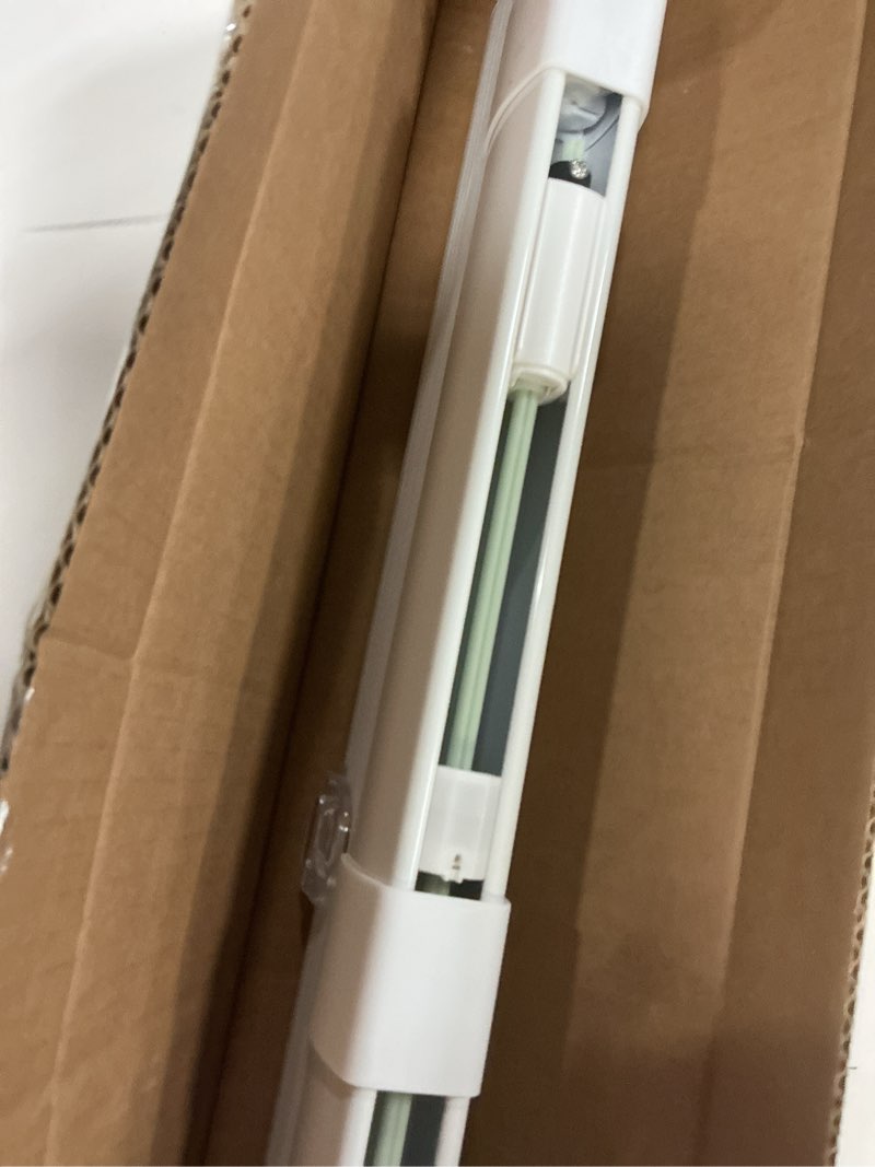 Condition photo showing Good Condition for lazblinds no tools no drill cordless cellular shades, blackout light blocking honeycomb shades for home, thermal insulation blinds for windows, 22" w x 36" h, white blackout-white 22" w x 36" h