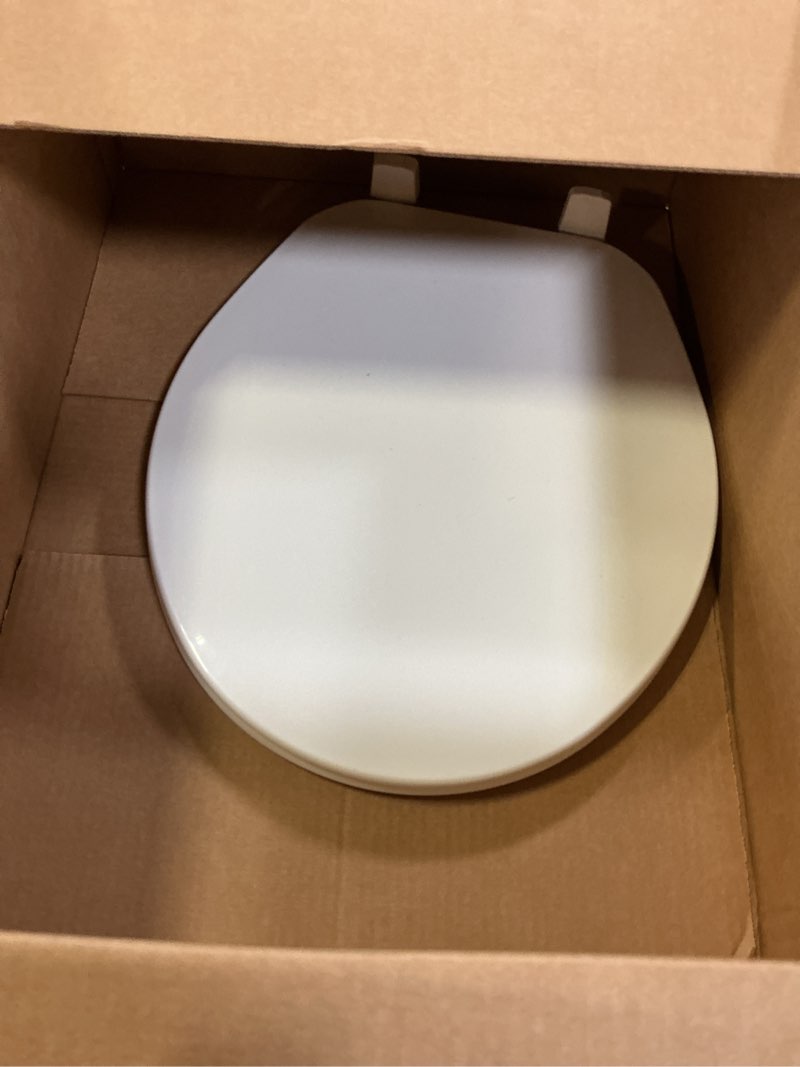 Condition photo showing As Is for american standard 5025b65g.020 telescoping rf luxury seat wht, white