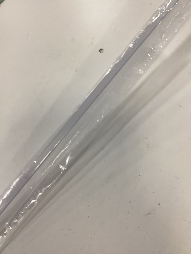Condition photo showing Good Condition for Glass Shower Door Bottom Seal Strip for 3/8" Glass, 36" Long Sweep to Prevent Leaks and Create a Water Barrier, Clear Vinyl Shower Door Seal Strip