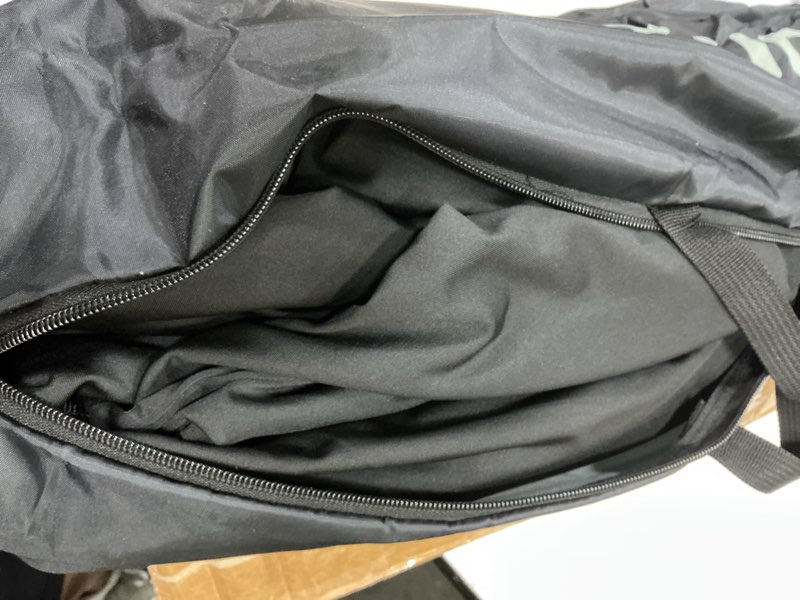 Condition photo showing As Is for pop up blackout tent for babbies and toddlers, one click setup baby travel crib tent, blackout cover for pack n play and baby crib