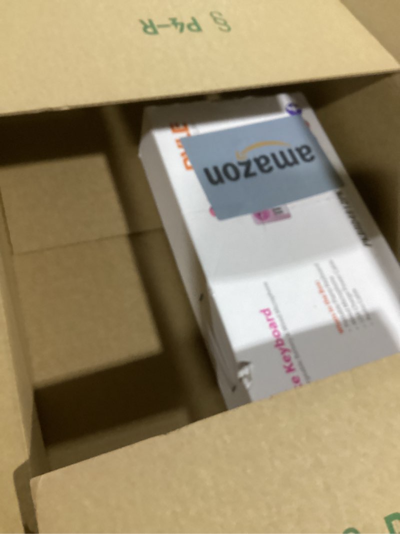 Condition photo showing As Is for PYLE Electric Piano, Electric Keyboard Piano, Music Keyboard - 49 Keys, Karaoke Fun, Rechargeable Battery, Wired Microphone, 100 Tunes, 50 Demos, Aux Input, Compact Design, Perfect for Kids Girls Version