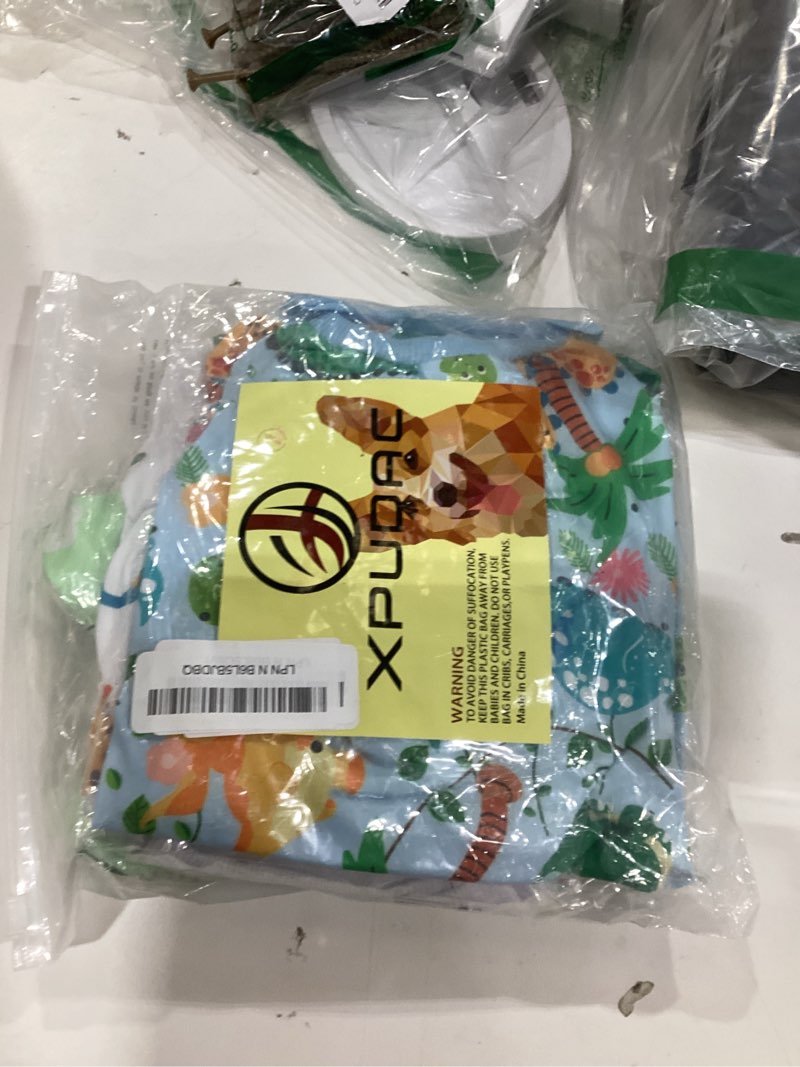 Condition photo showing New/Like New for XPUDAC 4 Pack Dog Pajamas Soft Strechy Summer Puppy Clothes for Small Medium Dogs Boy Girl Cat Apparel-X-Large Avocado,Monkey,dino X-Large(Chest-20.8" Back-16" Neck-12")