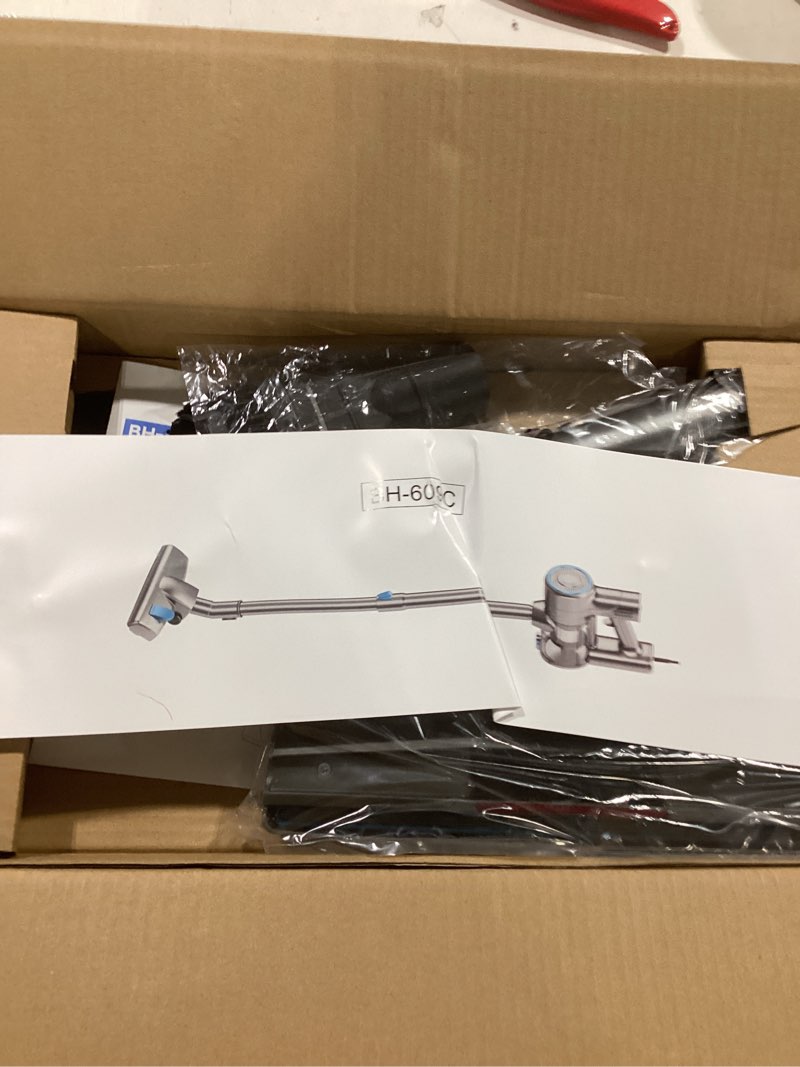 Condition photo showing Good Condition for Corded Stick Vacuum Cleaner, 25Kpa Powerful Stick Vacuum, 2 in 1 Vacuum Cleaners,1.2 L Dust Cup, Corded Handheld Vacuum Pet for Hair, Short-Pile Carpet, Hardfloor (Sky Blue)