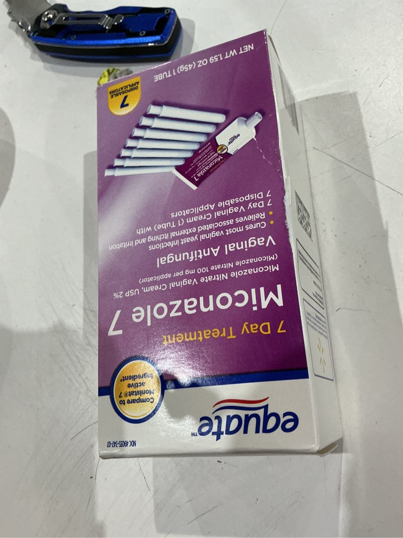 Condition photo showing Good Condition for equate miconazole 7-day antifungal treatment with disposable applicators, 1.59 oz