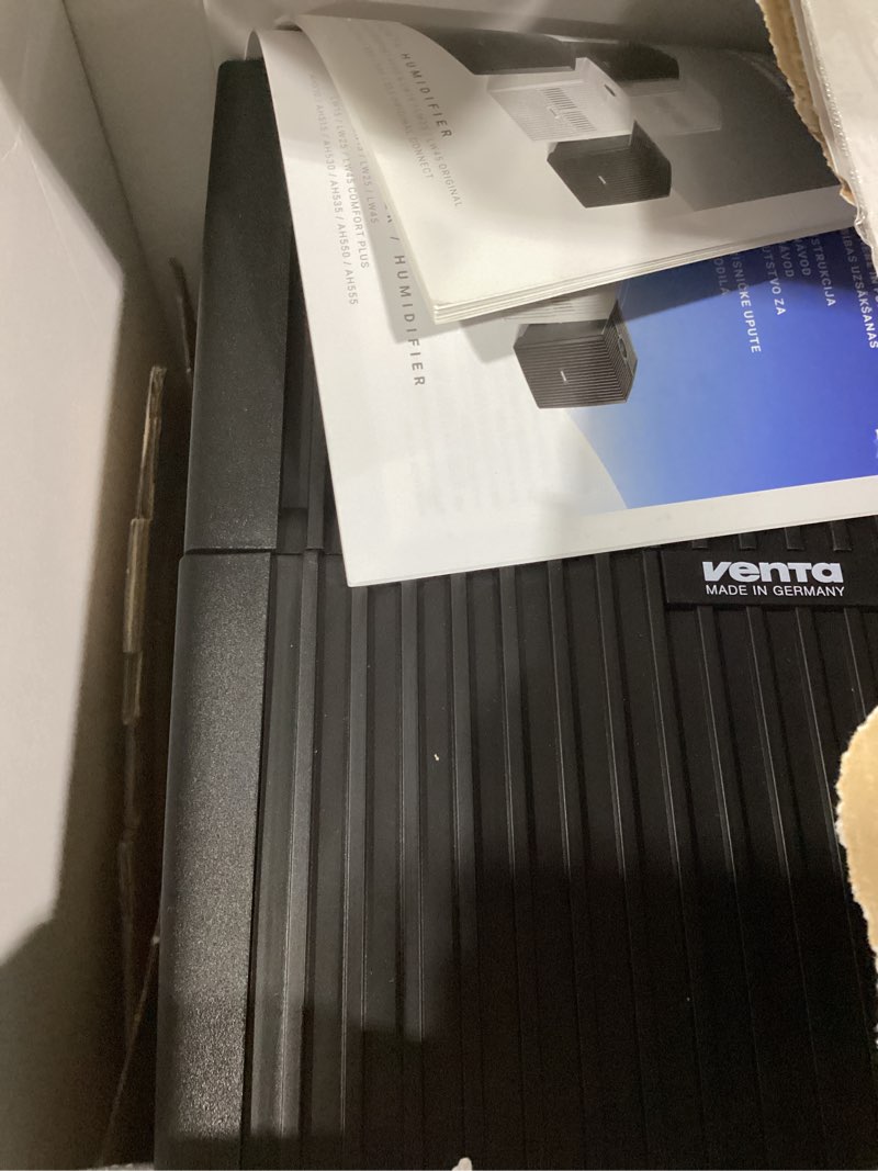 Condition photo showing Good Condition for venta lw25 comfort plus humidifier in black - filter-free evaporative humidifier for spaces up to 485 ft² 485 ft² black