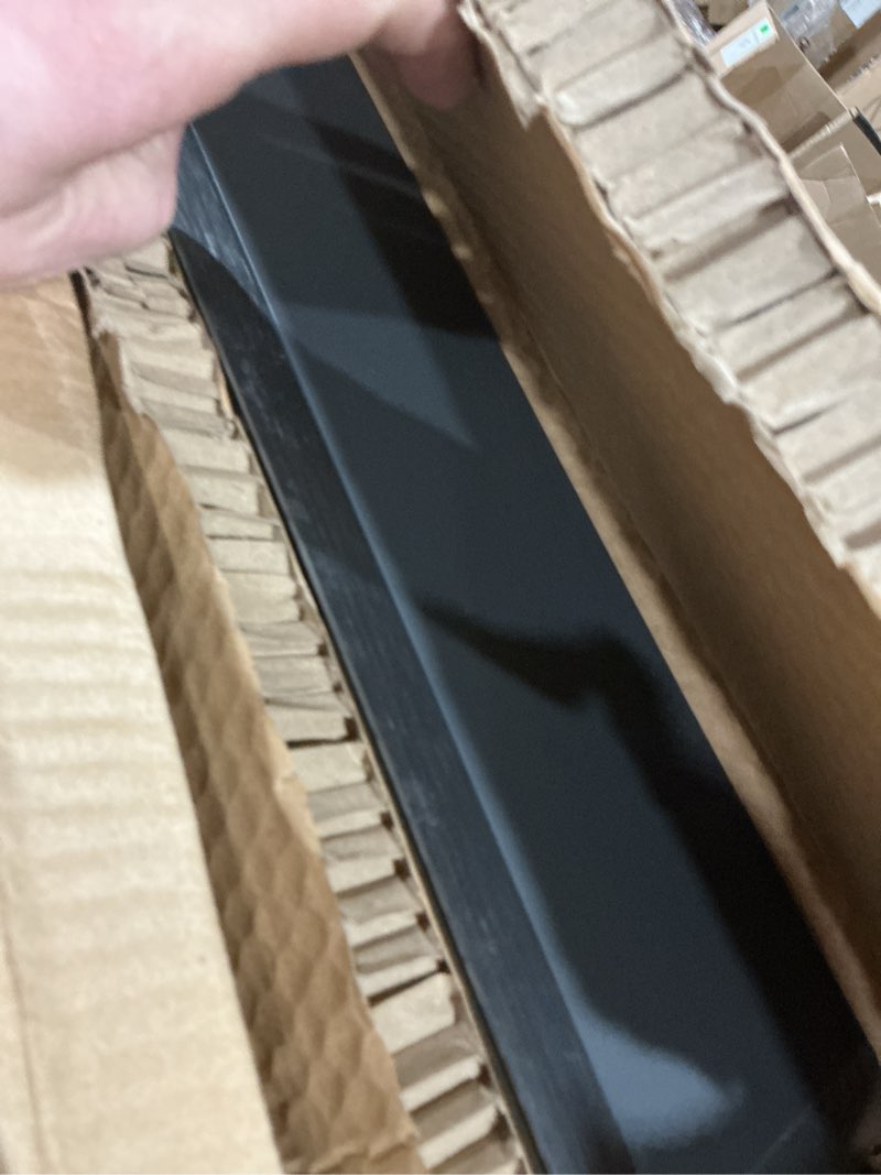 Condition photo showing Good Condition for 16x24 Inch Bathroom Medicine Cabinet with Mirror, Small Farmhouse Surface Cabinet with Soft-Close Hinges, Rounded Corner Aluminum Metal Vanity Frame & Glass, with 2 Toothbrush Holders (Grey) 16'' x 24''