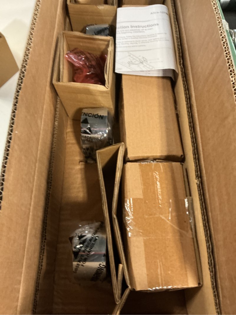 Condition photo showing New/Like New for tawson alice modern 4-light vanity light fixture, integrated led and premium bubble glass, for bathroom, hallway, entryway, kitchen, mirror, laundry room (color is silver)