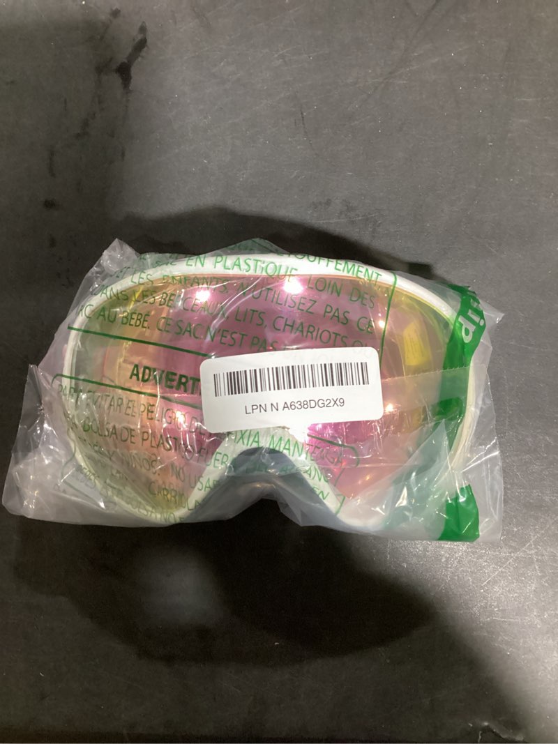 Condition photo showing Good Condition for Ski Goggles Snowboard Goggles for Men Women Adults Youth,Over Glasses OTG/100% UV Protection/Anti-fog/Wide Vision A12-white/Pink(vlt 39%)