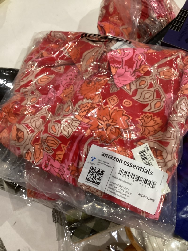 amazon essentials women's relaxed-fit fluid twill button-down shirt (short sold separately), bright 