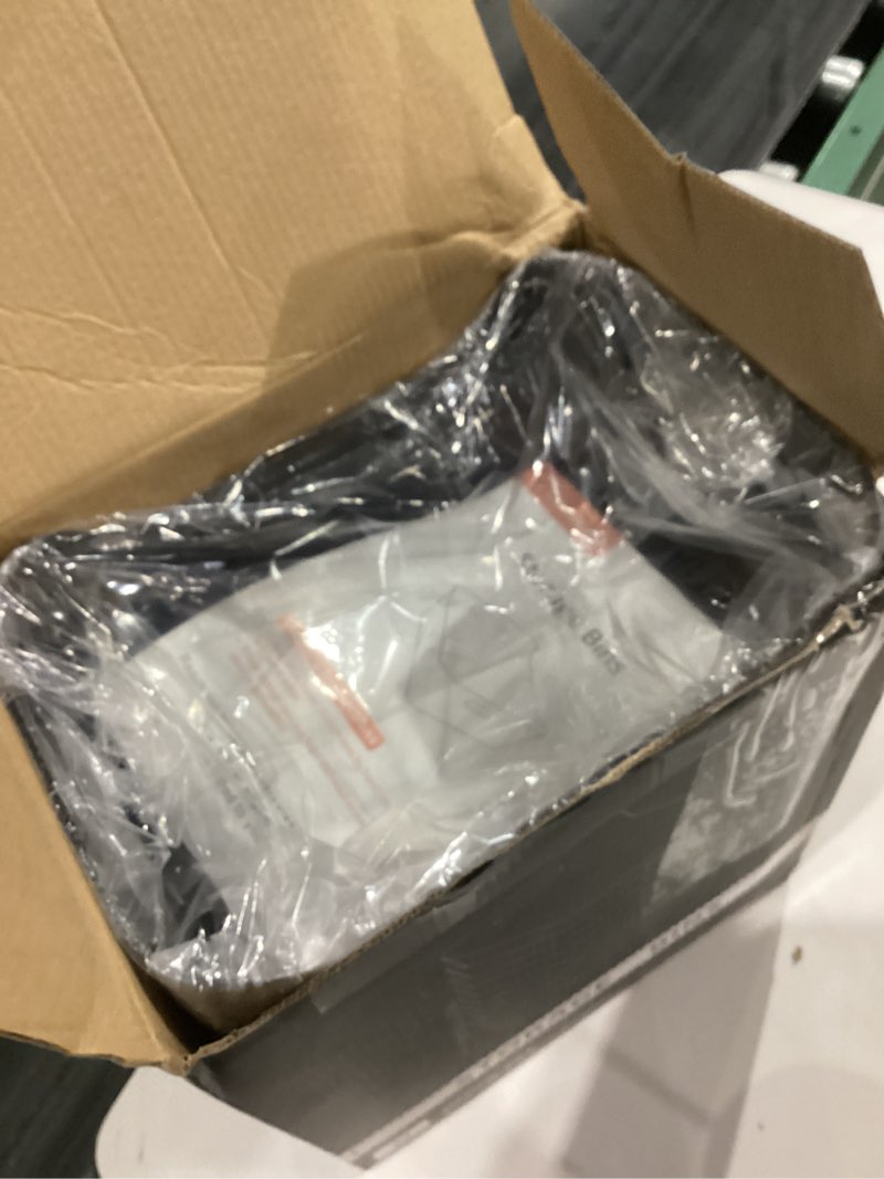 Condition photo showing New/Like New for Tiawudi 8 Pack Plastic Storage Bins, Clear Pantry Organizers and Storage Containers, Multi-Use Organizer Bins for Kitchen, Bathroom, Office, Shelf, Fridge, Home Edit and Cabinet Organizers Clear Black 8