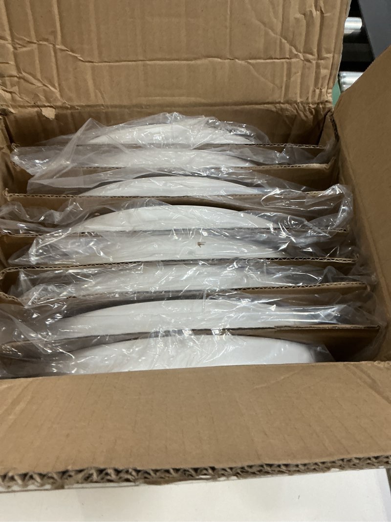 Condition photo showing New/Like New for 8pack 12 inch 3200lm flush mount led ceiling lights,white 28w slim ceiling light fixture round day white 6000k thin round flat ceiling light 120v surface led ceiling light 300w equivalent white- 8pack