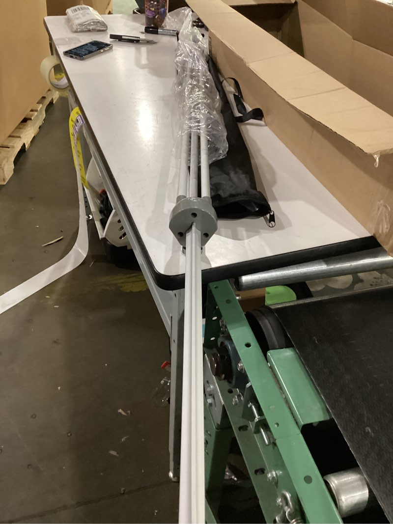 Condition photo showing As Is for ydisplay x banner stand adjustable fit banner size from 23"x63" to 32"x78" portable oxford bag for trade show exhibition market,1 pack 1pack banner stand