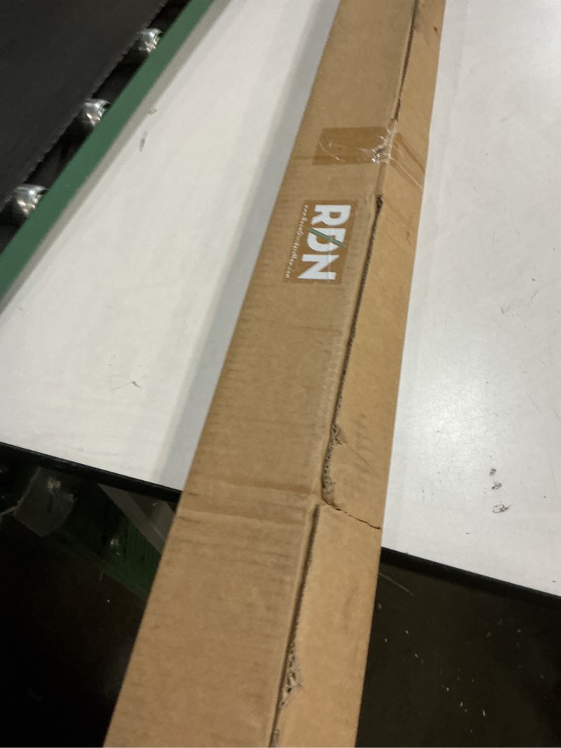 Condition photo showing New/Like New for Room/Dividers/Now Tension Curtain Rod - No Drill Curtain Rods for Room Dividers - Spring Tension Shower Rods for Bathroom - Adjustable Curtain Rod - Heavy Duty Tension Window Rod - 48-80 in, White 48in-80in White